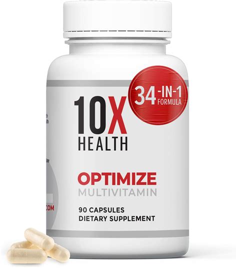 10x Health Optimize Methylated Multivitamin For Men And Women