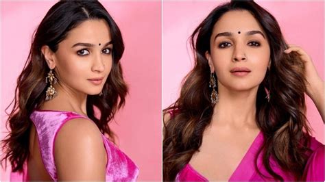 Turning Into Rani Beloved Alia Bhatt S Kohl Eyes And Chiffon Saree