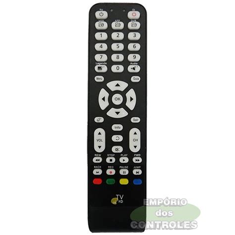 CONTROLE REMOTO RECEPTOR OI TV LIVRE HD SES6 Empório dos Controles