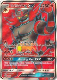 Game Card Incineroar GX SM38 SM Black Star Promo Pokémon TCG