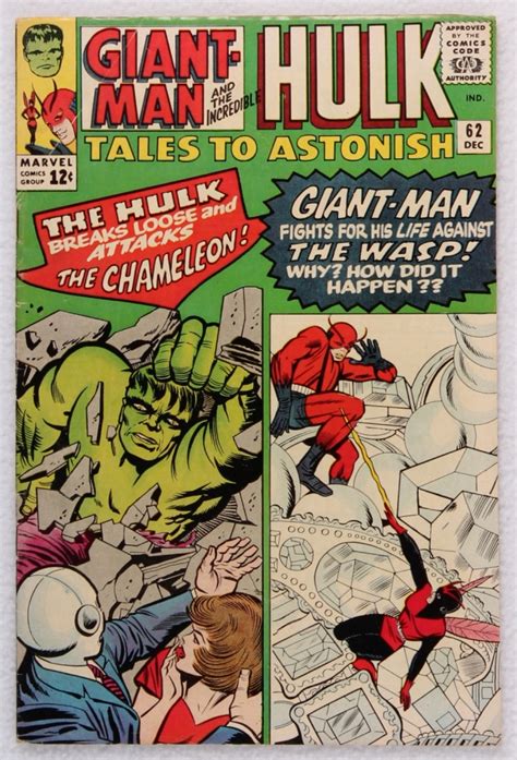 The Giant Man And The Incredible Hulk 62 Marvel Comic Book