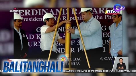 PBBM Pinangunahan Ang Groundbreaking At Ceremonial Awarding Ng Mga