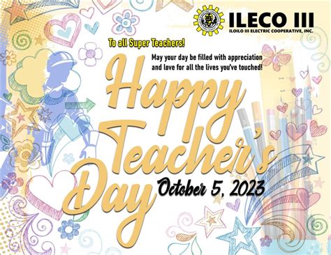 HAPPY TEACHERS DAY ILOILO III ELECTRIC COOPERATIVE INC