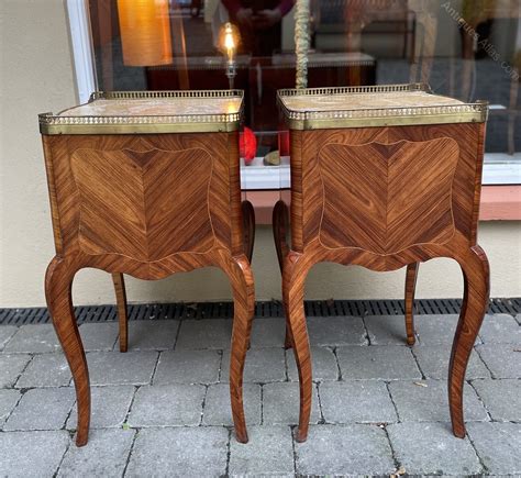 Pair Of French Kingwood Bedside Occasional Tables Antiques Atlas