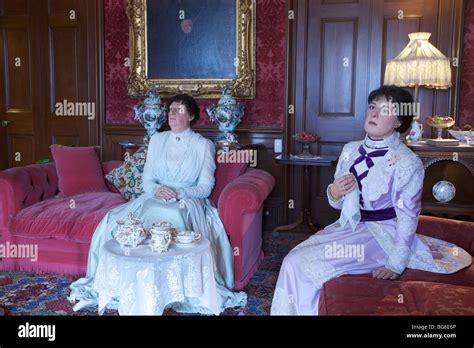 Lady Randolf Churchill Wax Figure At Warwick Castle Warwickshire