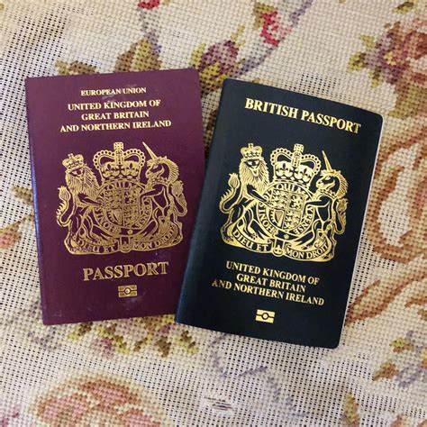 British Passport Before And After Leaving The Eu Rmildlyinteresting