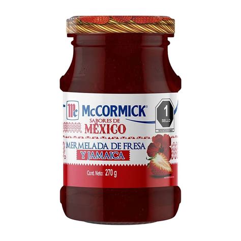 Mermelada McCormick Sabores de México fresa y jamaica 270 g Walmart