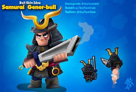 Skins Brawl Stars Bull