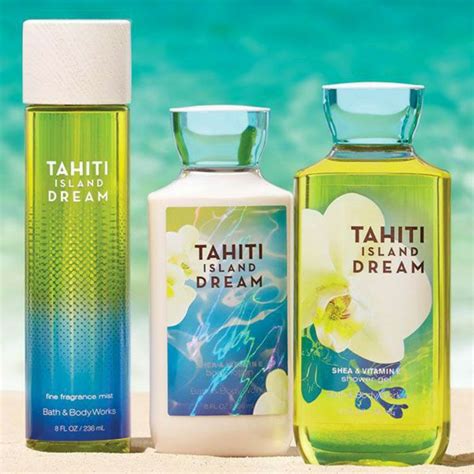 Jual Bath And Body Works Bbw Tahiti Island Dream Series Mist Lotion