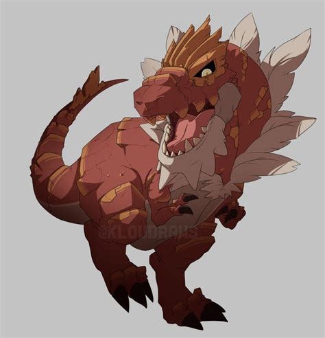 Commission Tyrantrum By Kloudraws On Deviantart Fossil Pokemon