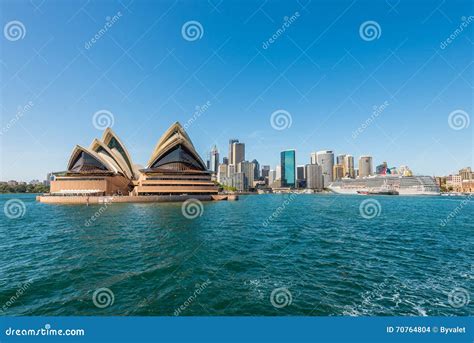 Arquitetura Da Cidade De Sydney Downtown E Do Porto Imagem De Stock