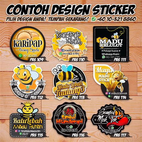 AZQA Label Sticker KOLEKSI LABEL STICKER PRODUK HOMEMADE