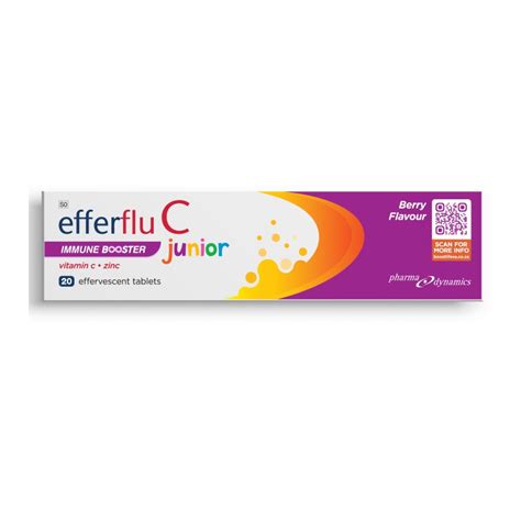 efferflu  immune boost jnr berry ftabs  van heerden pharmacy