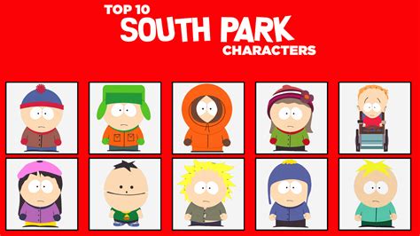 My Top 10 South Park Characters by Ptbf2002 on DeviantArt