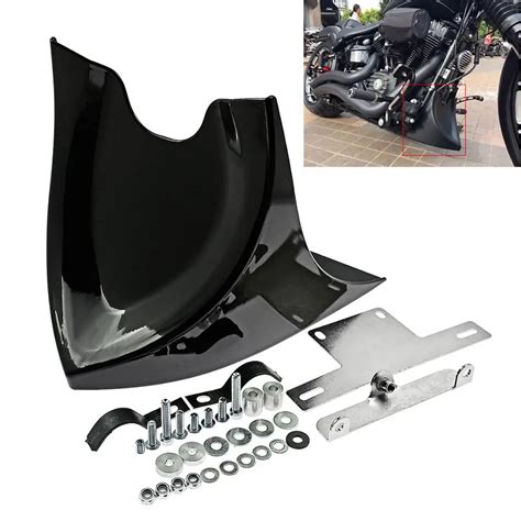 Motorcycle Black Lower Chin Fairing Front Spoiler For Harley Sportster