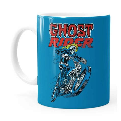 Caneca Motoqueiro Fantasma V Branca Big Presentes