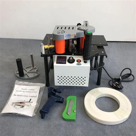 Manual Edge Banding Machine Double Side Gluing Portable Edge Bander