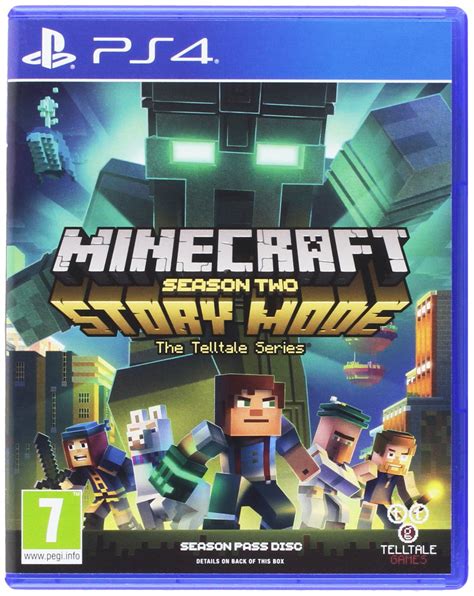 Minecraft Story Mode Season 2 Pass Disc Ps4 Video Games