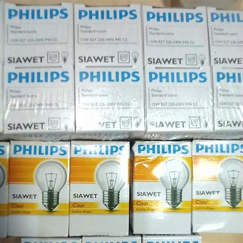 Jual Lampu Pijar Philips Si Awet Watt Shopee Indonesia