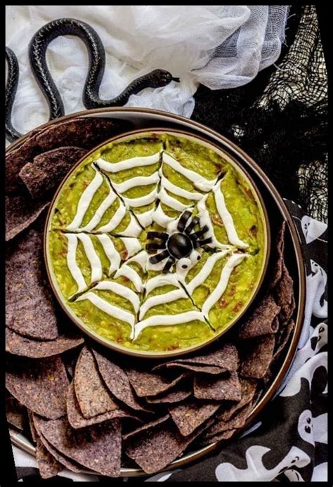 Spooky Guacamole Halloween Appetizers