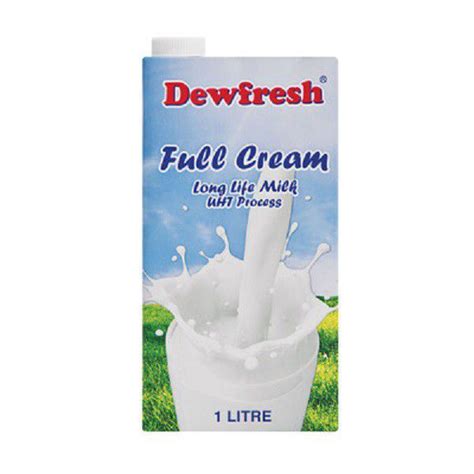 Dewfresh Full Cream Long Life Milk 6 X 1l Shop Today Get It