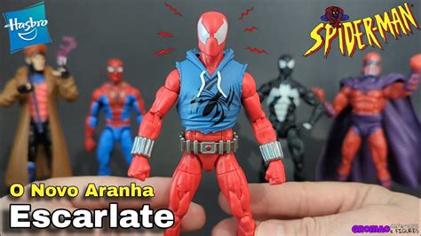 O Novo Aranha Escarlate Marvel Legends Da Hasbro Scarlet Spider Ben