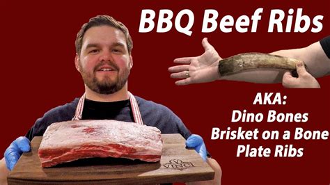 How To Make Beef Ribs On The Smoker Smoked Dino Bones Plate Ribs Youtube