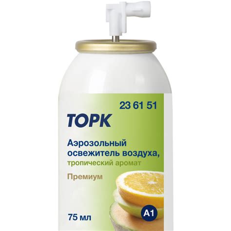 Tork Аэрозольный освежитель воздуха стойкий 236151 75 мл, тропический ...