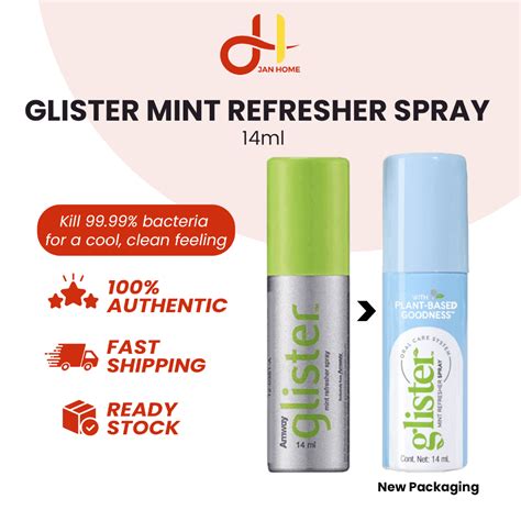 PROMOTION Glister Mint Refresher Spray Semburan Penyegar Pudina