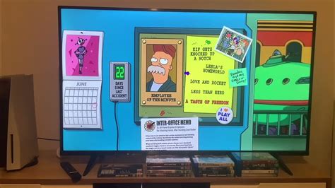 Futurama Season 4 Disc 1 2005 2012 Reprint Australian Dvd Menu