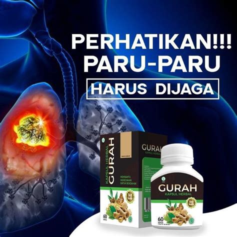 Jual Kapsul Herbal Gurah Atasi Batuk Berdahak Gangguan Pernapasan