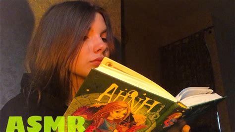 АСМР чтение книги неразборчивым шепотом визуалки ASMR reading a book