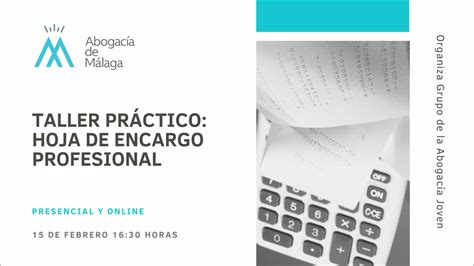 Taller práctico Hoja de encargo profesional ABOGACÍA DE MÁLAGA