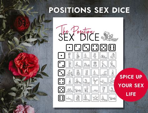 Sex Position Dice Sex Dice Dirty Dice Kinky Dice Sexy Dice Etsy