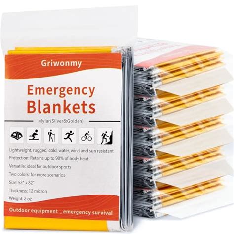 Pack Survival Emergency Blanket Updated Model Mylar Blankets Space