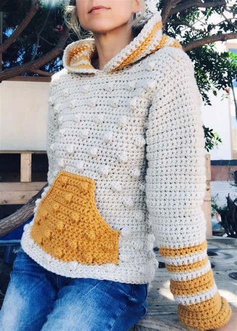 32 Crochet Hoodie Patterns For Winter Summer Crochet News