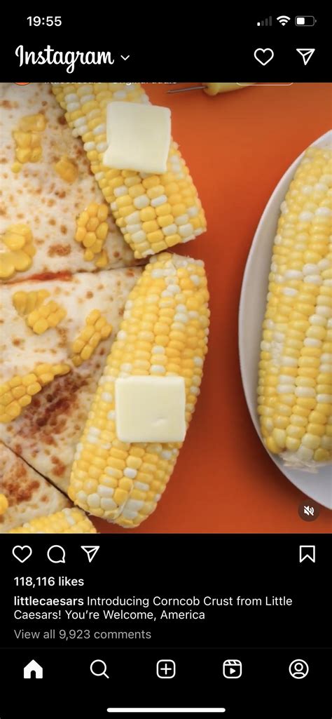 Corn cob crust : r/PizzaCrimes