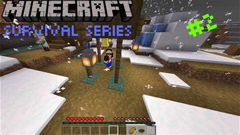 I Found A Village In Minecraft Survival Series Minecraft Survival