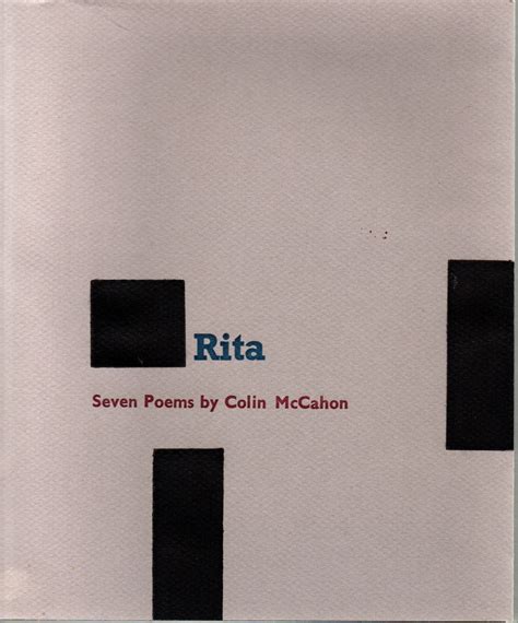 Rita Seven Poems by Colin McCahon by McCahon, Colin; Simpson, Peter (Editor): Very Good Soft ...