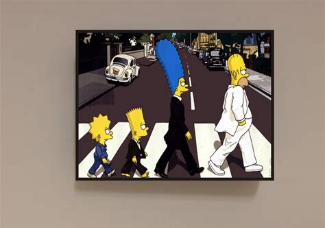 The Simpsons Abbey Road Wallpaper Wallpapersafari