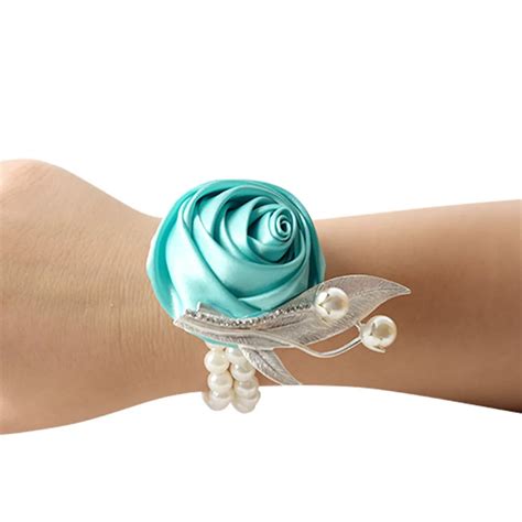 Beautiful Wedding Decoration Flowers Handmade Pearl Wedding Wrist