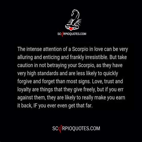 Scorpio S Intense Attention Scorpio Quotes