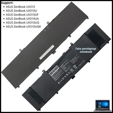 Jual Baterai Asus Zenbook Ux310 Ux310U Ux310Uf Ux310Ua Ux310Uq Ux310Uqk