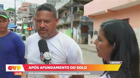 Após afundamento do solo QVP acompanha drama de moradores afetados