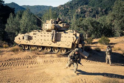 A Bradley Infantry Fighting Vehicle From Bravo Co NARA DVIDS