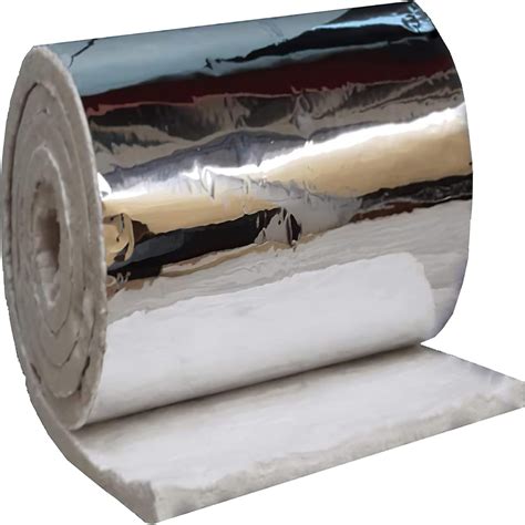 Simond Store Ceramic Fiber Blanket With Aluminum Foil Facing 6 Density 12″ X 24″ X 620