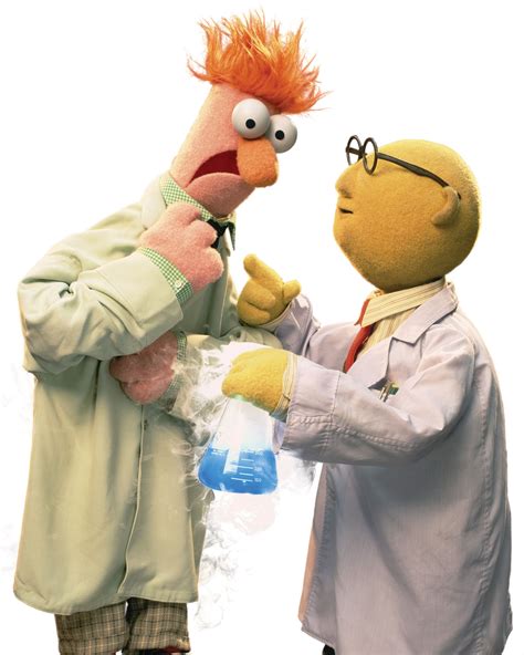 The Muppets Dr. Bunsen Honeydew and Beaker Iron On Transfer #13 - Divine Bovinity Design