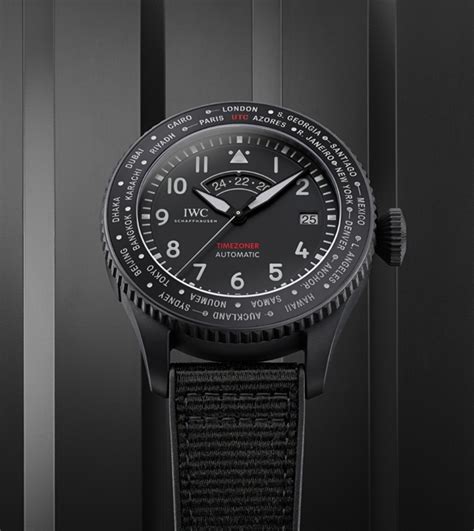 Iwc Pilots Watch Top Gun Timezoner Ceratanium Blog Signori Degli Orologi