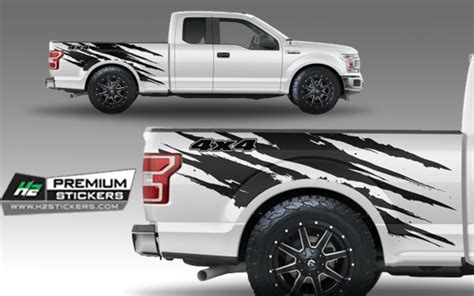 Mud Decals Kit for Truck - Bed Decal for Pickup Truck Vinyl Graphics D ...