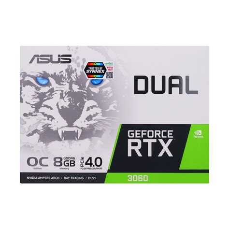 Vga การ์ดแสดงผล Asus Dual Geforce Rtx 3060 White Oc Edition 8gb Gddr6